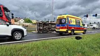 Wypadek z udziałem karetki