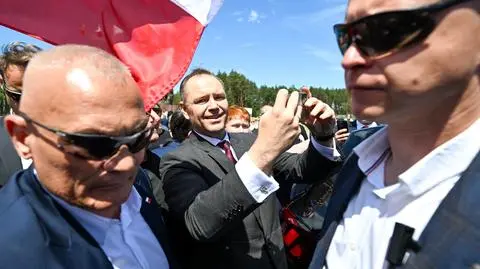 Karol Nawrocki w Domostawie