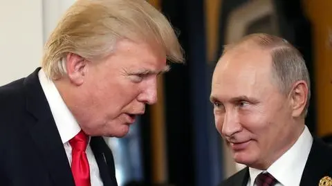 Donald Trump i Władimir Putin w 2017 roku
