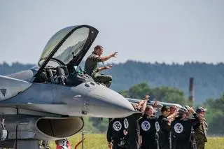F-16 Tiger Demo Team Poland