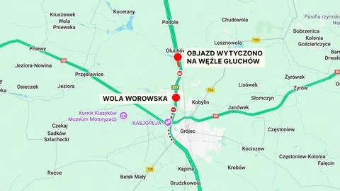 Utrudnienia w ruchu na trasie S7