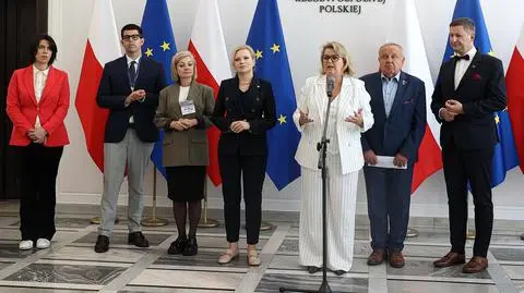 Konferencja prasowa senator Agnieszki Gorgon Komor