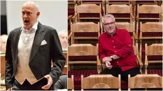 Po lewej Tomasz Janczak, po prawej Michał Znaniecki