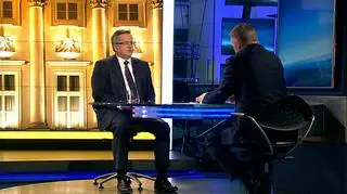 Komorowski: na razie to Jarosław Kaczyński jest prezesem PiS 