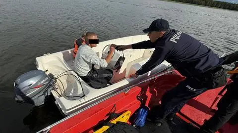 Pijany sterował motorówką, na pokładzie był z 10-letnim synem 