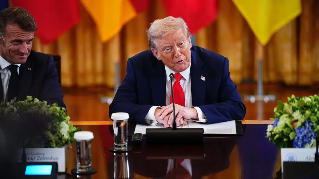 Donald Trump i Emmanuel Macron