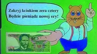 Między innymi taki stwór przybliżał Polakom zawiłości denominacji