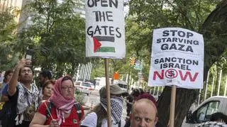 Protest pod siedzibą ONZ