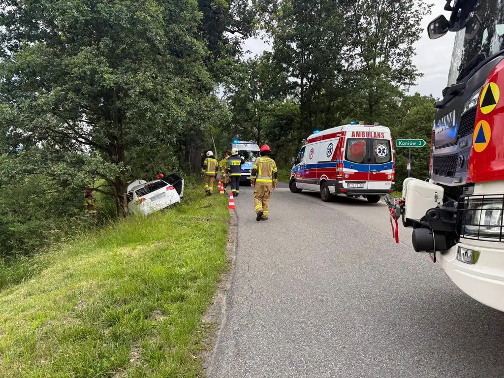 Wypadek w Dankowicach