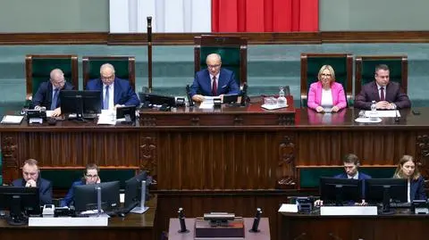 Marszałek Włodzimierz Czarzasty otwiera posiedzenie Sejmu