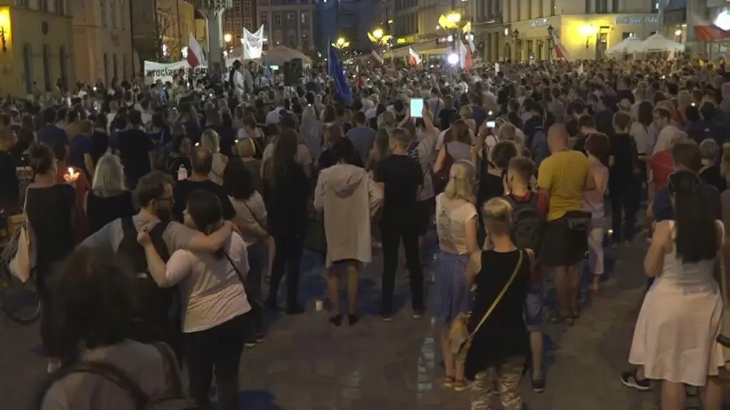 Protest we Wrocławiu