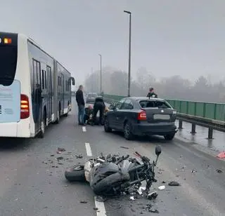 Do zdarzenia doszło na ulicy Nowohuckiej w Krakowie