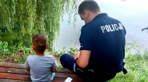 Czterolatek był zmarznięty i przemoczony