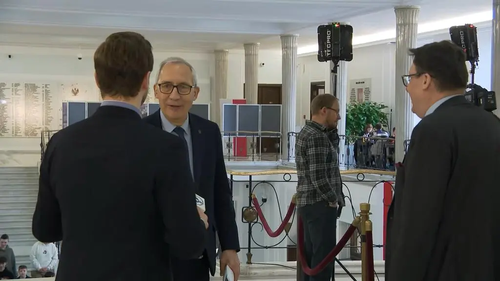 Kazimierz Smoliński i Marek Ast napotkani przez Radomira Wita