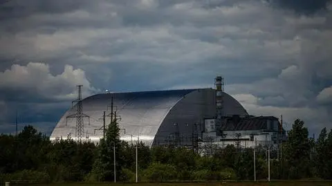 Sarkofag nad elektrownią atomową w Czarnobylu