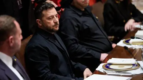 Wołodymyr Zełenski podczas wizyty w Waszyngtonie