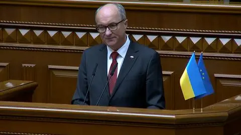 Włodzimierz Czarzasty w ukraińskim parlamencie. "W imieniu narodu polskiego chylę czoło"