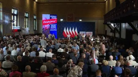 Jarosław Kaczyński w Krakowie