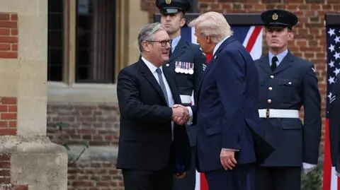 Keir Starmer i Donald Trump