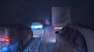 Zablokowana trasa S7