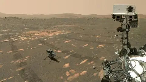 Łazik Perseverance zrobił sobie selfie z dronem Ingenuity
