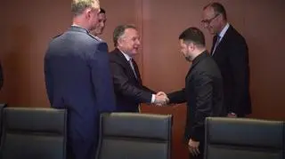 Friedrich Merz i Steve Witkoff powitali Wołodymyra Zełenskiego w Berlinie