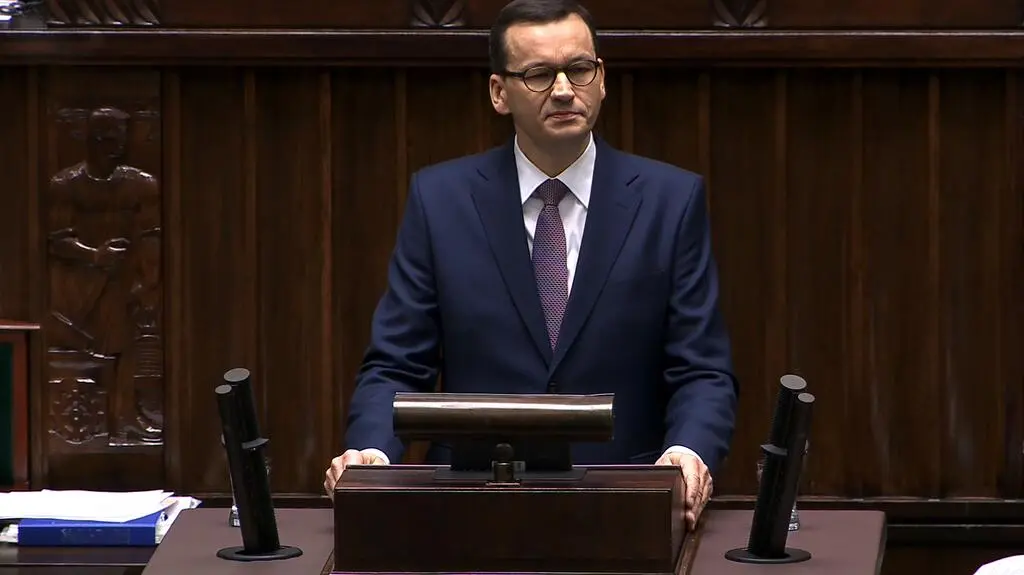 Morawiecki: proszę wysoką izbę o ocenę ostatnich trzech lat
