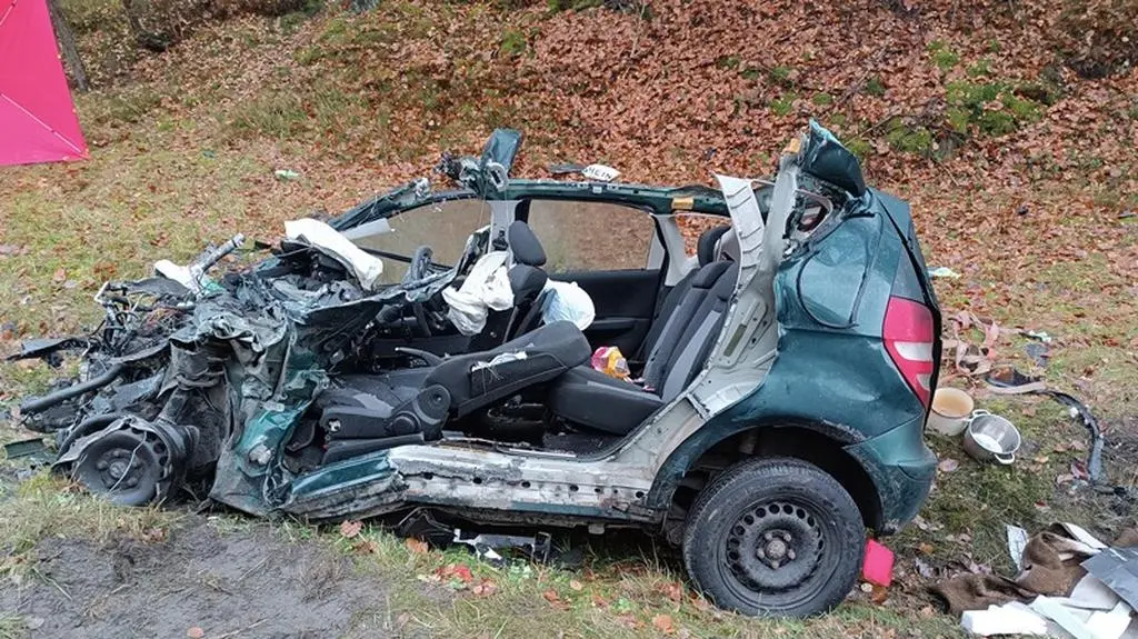 Tragiczny wypadek na dk15