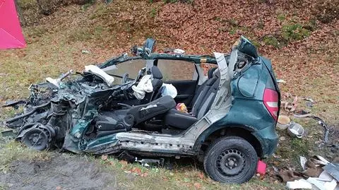 Tragiczny wypadek na dk15