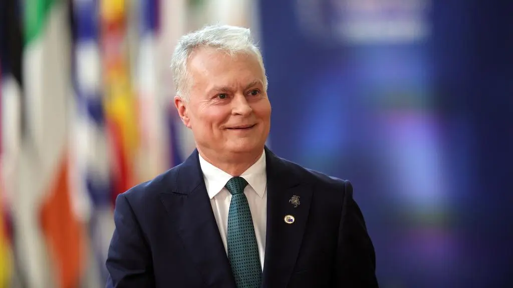 Prezydent Litwy Gitanas Nauseda
