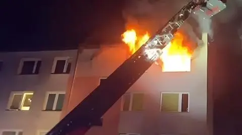 Pożar wybuchł w nocy