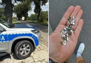 Pinezki z jezdni zbierają garściami. Komu przeszkadzają rowerzyści
