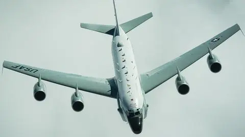 Amerykański samolot zwiadowczy nad Ukrainą