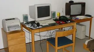 Stanowisko pracy Jussiego Koskeli. To tu powstała gra Delux Ski Jumping (rok 2000)