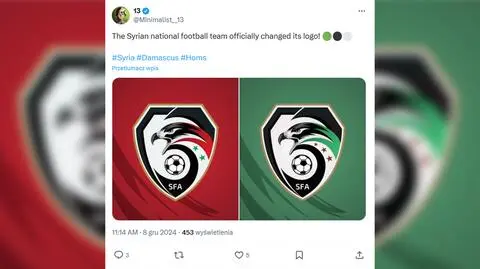 Rewolucja w Syrii objęła też piłkę. Nowe logo i stroje drużyny narodowej