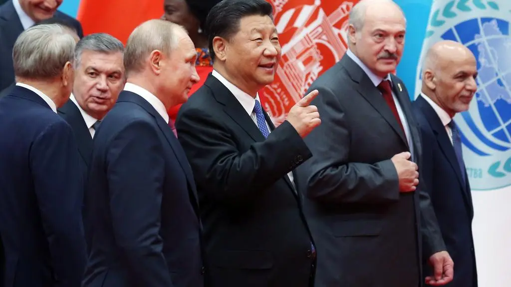 Władimir Putin, Xi Jinping, Alaksandr Łukaszenka