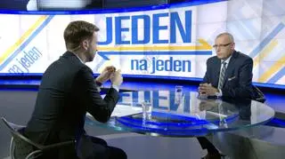 Piotr Prusinowski, prezes Izby Pracy i Ubezpieczeń Społecznych Sądu Najwyższego w "Jeden na jeden"