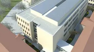 W budynku znajdą się sale operacyjne, pooperacyjne i oddział transplantologii