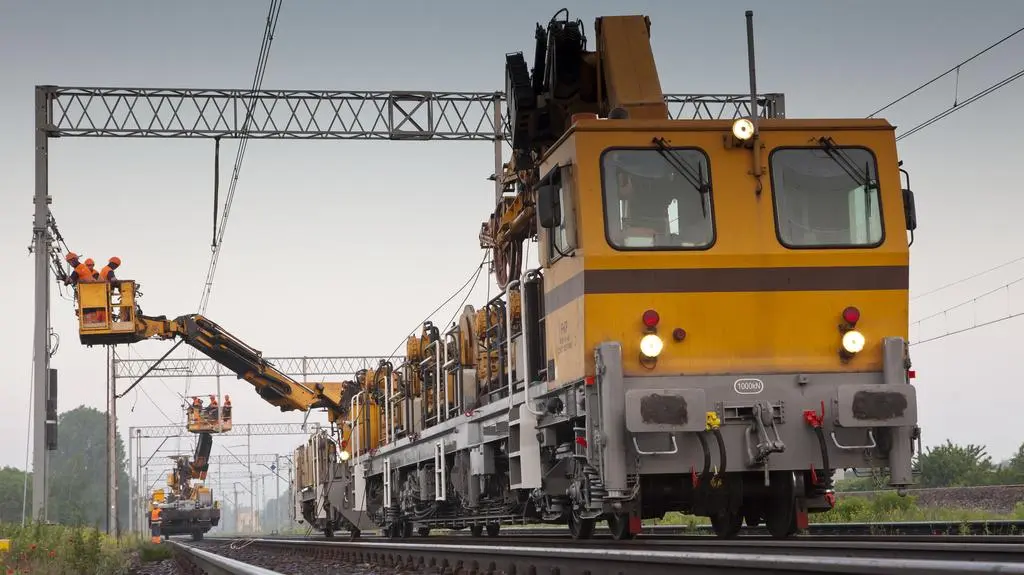 Pociąg sieciowy spółki PKP Energetyka