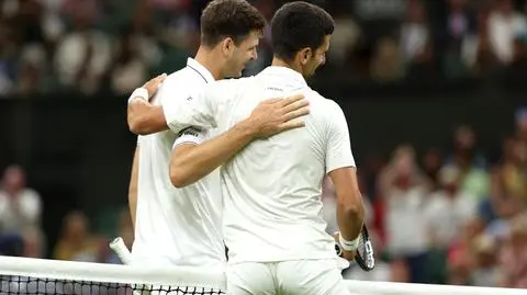 "He put up a great performance". Djokovic praises Hurkacz after a two-day Wimbledon battle