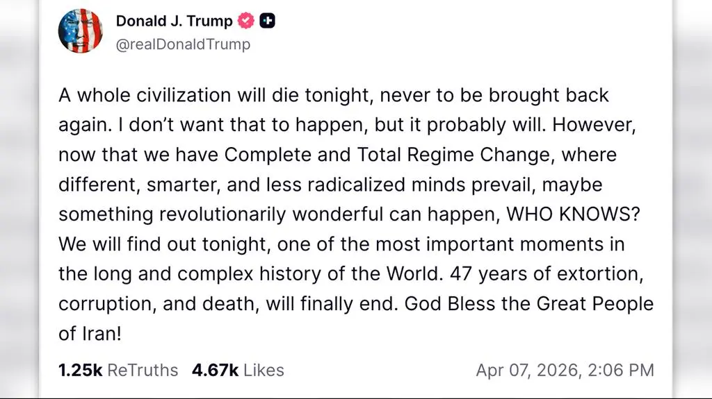 Trump o Iranie 
