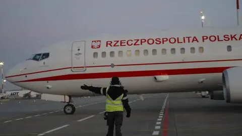 Rządowy samolot leci na Bliski Wschód