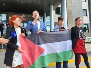 Oskarżeni przemawiali do zebranych 