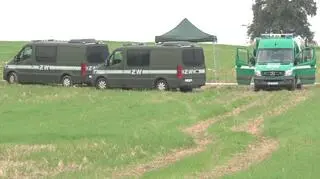 Szczątki rakiety znaleziono na polu