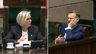 Dorota Niedziela i Zbigniew Bogucki w Sejmie