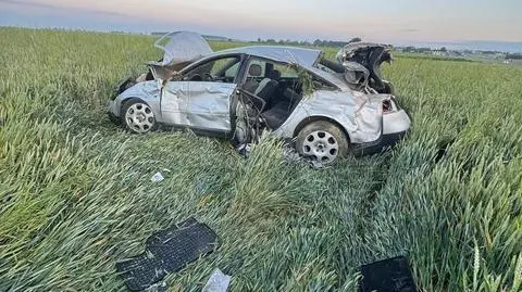 Auto zostało zniszczone 