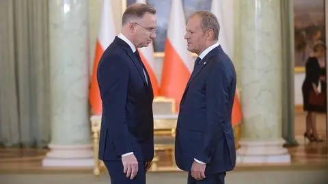 Andrzej Duda i Donald Tusk