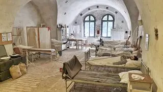 Szpital polowy sprzed stu lat