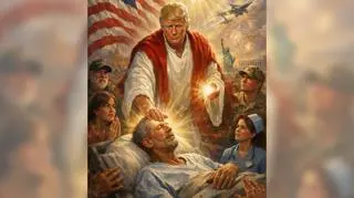 Taką grafikę opublikował Trump