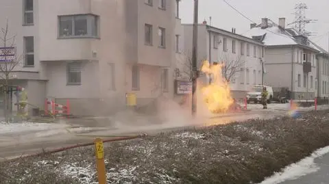 Zapłon gazu podczas robót ziemnych. Ewakuacja w Szczecinie